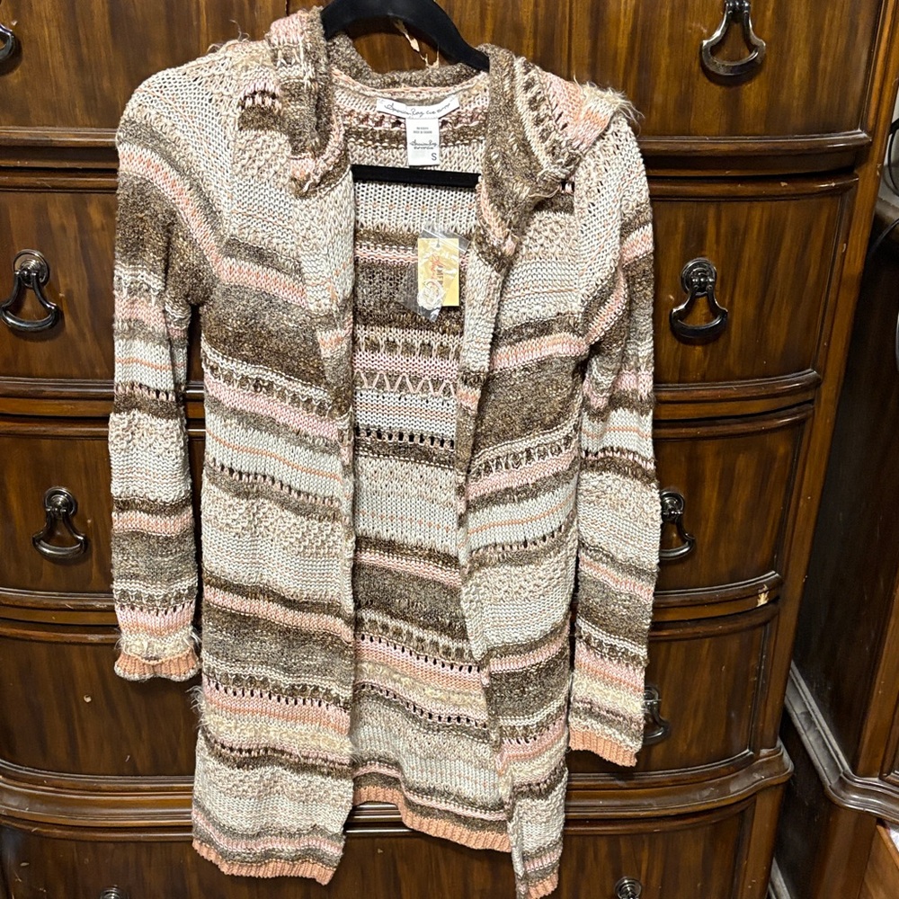 American Rag Multicolor Striped Cardigan